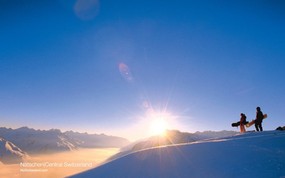 温泉与滑雪 瑞士冬季旅游景点壁纸 滑雪胜地Naetschen 图片壁纸 温泉与滑雪瑞士冬季旅游景点壁纸 人文壁纸