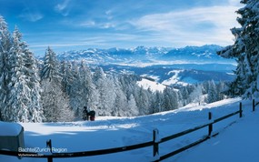温泉与滑雪 瑞士冬季旅游景点壁纸 Bachtel 贝克特山图片壁纸 温泉与滑雪瑞士冬季旅游景点壁纸 人文壁纸