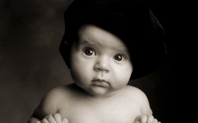 爱与纯真-可爱婴儿儿童摄影壁纸 摄影壁纸