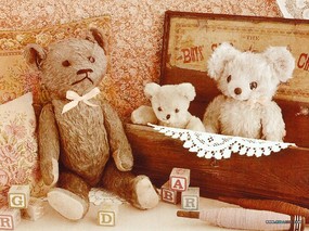 一百岁的小熊 泰迪熊 Teddy bears 二 一百岁泰迪熊图片壁纸 Teddy bears Desktop Wallpaper 百岁小熊泰迪熊 Teddy bears(二) 摄影壁纸