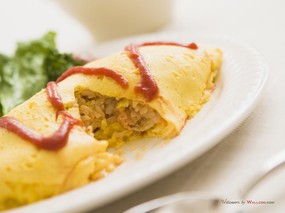  美食壁纸 西式早餐图片 Breakfast Photo Foods on the Table 健康早餐-美食摄影壁纸 摄影壁纸