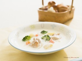  美食壁纸 西式早餐图片 Breakfast Photo Foods on the Table 健康早餐-美食摄影壁纸 摄影壁纸