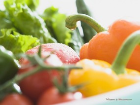  美食餐桌 蔬菜水果图片 Foods on the Table Fruits vegetable 健康早餐-美食摄影壁纸 摄影壁纸