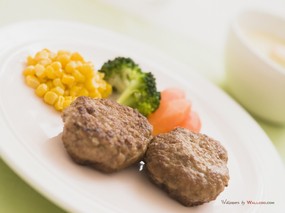  美食壁纸 西式早餐图片 Breakfast Photo Foods on the Table 健康早餐-美食摄影壁纸 摄影壁纸