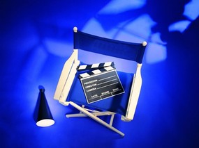  导演的凳子 Stock Photos of Director Chair 拍摄与底片 摄影壁纸