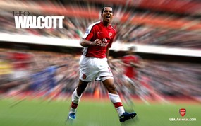 英超 2009 10赛季 Arsenal 阿森纳壁纸 Theo Walcott 2009-10赛季 Arsenal 阿森纳壁纸 体育壁纸