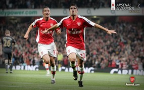 英超 2009 10赛季 Arsenal 阿森纳壁纸 Arsenal 2 1 Liverpool 2009-10赛季 Arsenal 阿森纳壁纸 体育壁纸