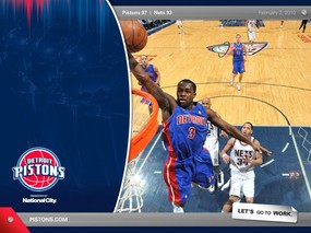 NBA 桌面壁纸 Feb 2 at Nets 桌面壁纸 2009-10赛季底特律活塞常规赛 体育壁纸