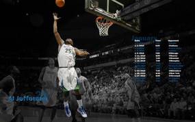 NBA  January 2010 一月赛程表图片壁纸 2009-10赛季明尼苏达森林狼桌面壁纸 体育壁纸