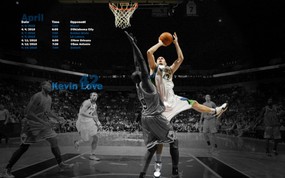NBA  April 2010 四月赛程表图片壁纸 2009-10赛季明尼苏达森林狼桌面壁纸 体育壁纸