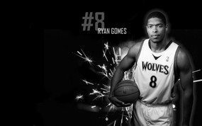 NBA  ryan gomes 图片壁纸 2009-10赛季明尼苏达森林狼桌面壁纸 体育壁纸