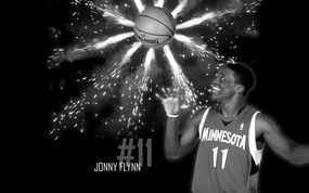 NBA  jonny flynn 图片壁纸 2009-10赛季明尼苏达森林狼桌面壁纸 体育壁纸