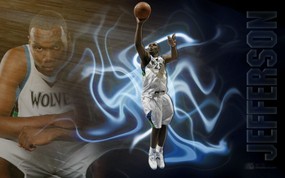 NBA  Jefferson 图片壁纸 2009-10赛季明尼苏达森林狼桌面壁纸 体育壁纸