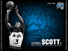 NBA壁纸  No 3 丹尼斯 斯科特壁纸 Dennis Scott Wallpaper 奥兰多魔术队官方桌面壁纸 体育壁纸