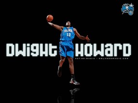 NBA壁纸  No 12 德怀特 霍华德壁纸 Howard Dwight Wallpaper 奥兰多魔术队官方桌面壁纸 体育壁纸