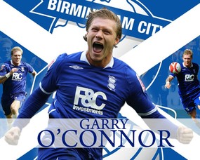 英超联赛球队 官方 Garry O Connor壁纸下载 Birmingham 伯明翰壁纸 体育壁纸