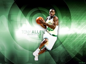 NBA壁纸  托尼 阿伦壁纸 Allen Tony Desktop 波士顿凯尔特人队官方桌面壁纸 体育壁纸