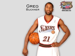 NBA壁纸  前76人队NO 21 格雷格 巴克纳壁纸 Greg Buckner Desktop 费城76人队官方桌面壁纸 体育壁纸