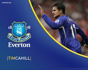 英超联赛球队  Cahill 桌面壁纸 官方Everton 埃弗顿壁纸 体育壁纸