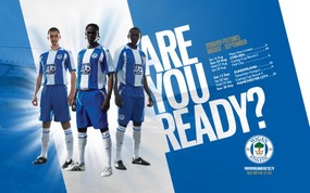 英超联赛球队  ARE YOU READY 桌面壁纸 官方Wigan Athletic 维冈竞技壁纸 体育壁纸