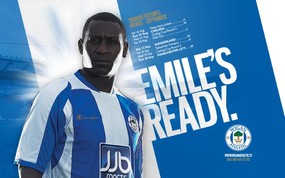 英超联赛球队  EMILE S READY桌面壁纸 官方Wigan Athletic 维冈竞技壁纸 体育壁纸