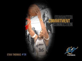 NBA  Etan Thomas 壁纸下载 华盛顿奇才队2008-09赛季官方桌面壁纸 体育壁纸