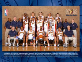NBA壁纸  金州勇士队图片壁纸 Golden State Warriors Official Desktop 金州勇士队07-08赛季官方桌面壁纸 体育壁纸