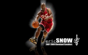 NBA壁纸  骑士队NO 20 埃里克 斯诺壁纸 Eric Snow Desktop 克里夫兰骑士队07-08赛季桌面壁纸 体育壁纸