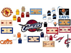 NBA壁纸  克里夫兰骑士队标志壁纸图片 Cleveland Cavaliers Logo Desktop 克里夫兰骑士队官方桌面壁纸 体育壁纸