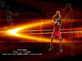 NBA壁纸  骑士队NO 23 小皇帝 詹姆斯壁纸 LeBron James Desktop 克里夫兰骑士队官方桌面壁纸 体育壁纸