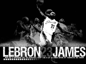 NBA壁纸  骑士队NO 23 小皇帝 詹姆斯壁纸 LeBron James Desktop 克里夫兰骑士队官方桌面壁纸 体育壁纸