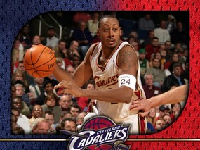 NBA壁纸  前骑士队NO 24 唐耶尔 马绍尔壁纸 Donyell Marshall Desktop 克里夫兰骑士队官方桌面壁纸 体育壁纸