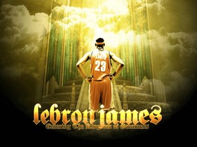 NBA壁纸  骑士队NO 23 小皇帝 詹姆斯壁纸 LeBron James Desktop 克里夫兰骑士队官方桌面壁纸 体育壁纸