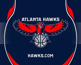 NBA壁纸  亚特兰大老鹰队LOGO壁纸图片 Atlanta Hawks Logo Desktop 亚特兰大老鹰队官方桌面壁纸 体育壁纸