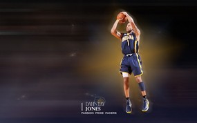 NBA  Dahntay Jones 图片壁纸 印第安纳步行者队2010 球星壁纸 体育壁纸