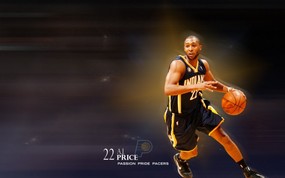 NBA  A J Price 图片壁纸 印第安纳步行者队2010 球星壁纸 体育壁纸