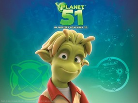  Planet 51 51号星球壁纸下载 《51号星球 Planet 51》电影壁纸 影视壁纸