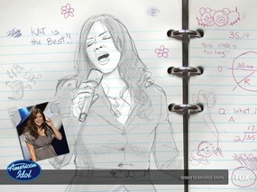  美国偶像第五季亚军Katharine Mcphee American Idol Season 5 美国偶像第五季桌面壁纸 影视壁纸