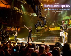  乔纳斯兄弟3D演唱会 Jonas Brothers The 3D Concert Experience 桌面壁纸 北美新上映电影壁纸合集[2009年03月版] 影视壁纸