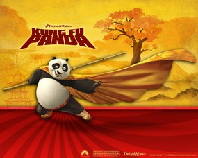 超人气动画电影《功夫熊猫》 影视壁纸