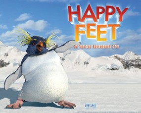  2006 The Happy Feet 2006 Movie Wallpaper 快乐的大脚 企鹅壁纸 电影壁纸《快乐的大脚 The Happy Feet》 影视壁纸