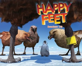  2006 快乐的大脚 企鹅壁纸 Movie Wallpaper The Happy Feet 2006 电影壁纸《快乐的大脚 The Happy Feet》 影视壁纸