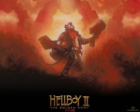 地狱男爵2黄金军团 Hellboy2 The Golden Army 电影壁纸 Hellboy2 地狱男爵2 黄金军团壁纸 《地狱男爵2黄金军团 Hellboy2The Golden Army 》电影壁纸 影视壁纸