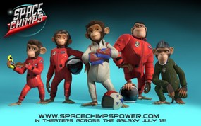  Space Chimps 太空黑猩猩壁纸下载 好莱坞新上映电影壁纸合集[2008年7月版] 影视壁纸