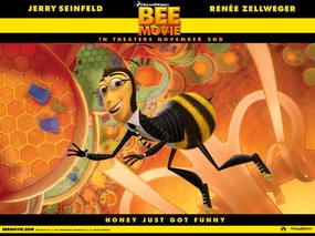 电影壁纸 蜜蜂总动员 一只小蜜蜂 Bee Movie 2007 蜂电影 一只小蜜蜂壁纸 Movie Wallpaper Bee Movie 2007 《蜜蜂总动员 Bee Movie》 影视壁纸