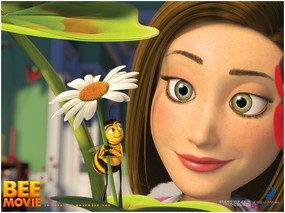 电影壁纸 蜜蜂总动员 一只小蜜蜂 Bee Movie 2007 蜂电影 蜜蜂总动员壁纸 Movie Wallpaper Bee Movie 2007 《蜜蜂总动员 Bee Movie》 影视壁纸