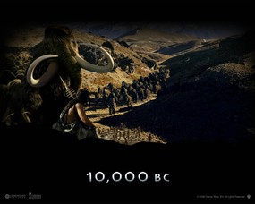 史前一万年 公元前10000年 电影壁纸 剧情 Movies 10 000 B C Movie Wallpaper 《史前一万年》电影壁纸 影视壁纸