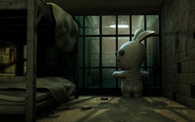  Raving Rabbids 疯狂兔子搞怪壁纸 1920 1200 卡通风格游戏插画壁纸 游戏壁纸