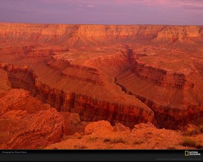 国家地理色彩专题 Life in Color Orange 生活中的橙色 美国大峡谷 谷底的岩石大约有二十亿年的年龄 是地球年龄的一半 Grand Canyon 国家地理色彩专题Life in ColorOrange 生活中的橙色 月历壁纸