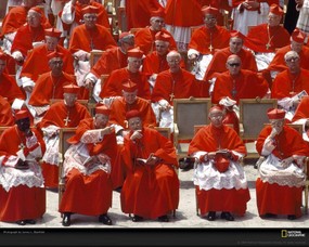 国家地理色彩专题 Life in Color Red 生活中的红色 梵蒂冈的红衣主教们 College of Cardinals 国家地理色彩专题Life in ColorRed 生活中的红色 月历壁纸